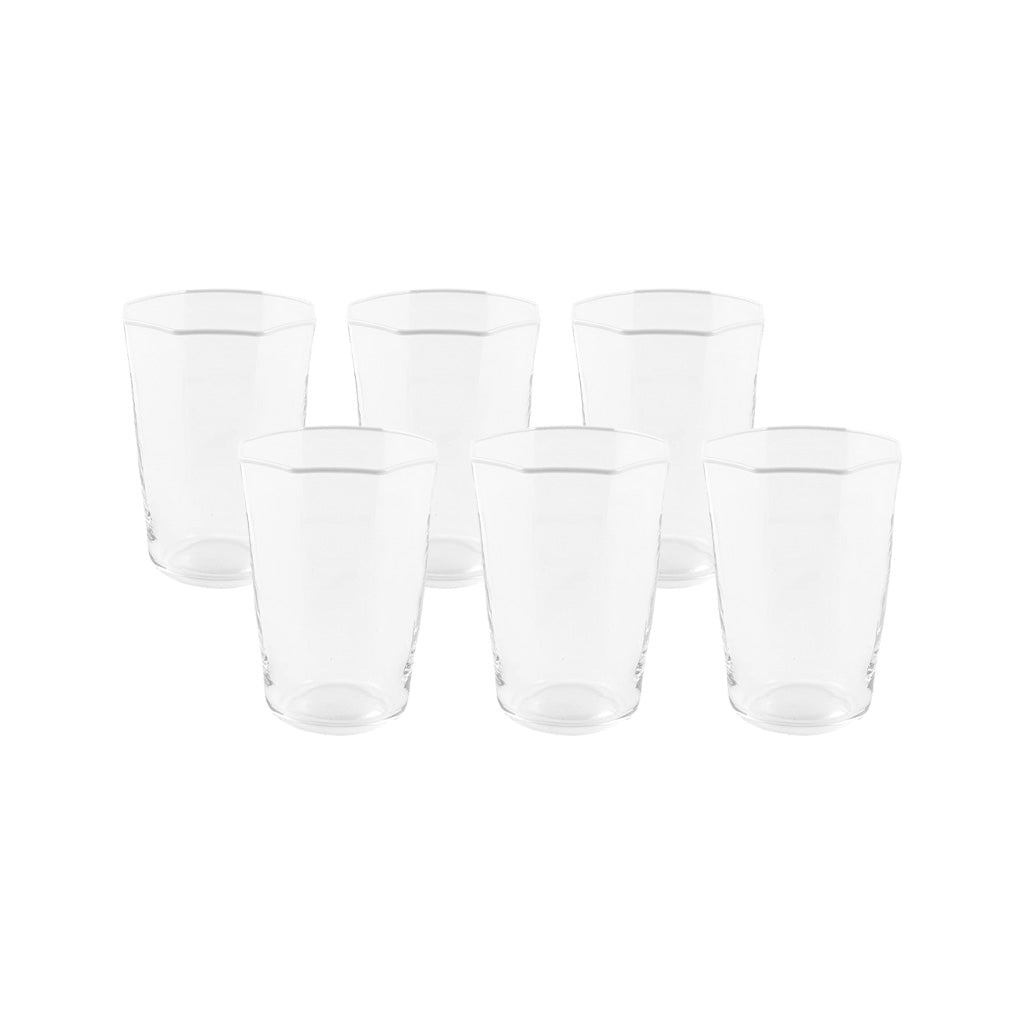 Image of Otto Tumblers - Clear & White