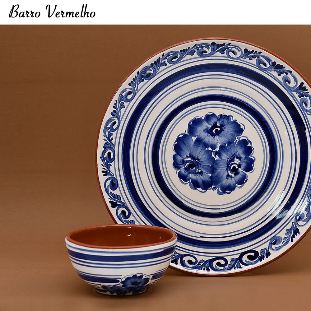 Assiette à dessert émaillée bleue I Vaisselle portugaise – Luisa Paixao