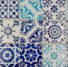 Panneau d'azulejos portugais