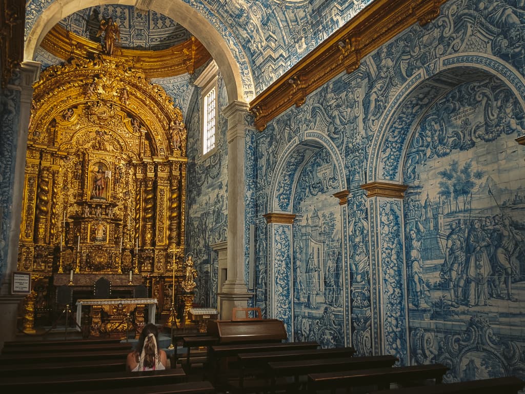 Eglise Saint Laurent d'Almancil - Décoration Murale Azulejos