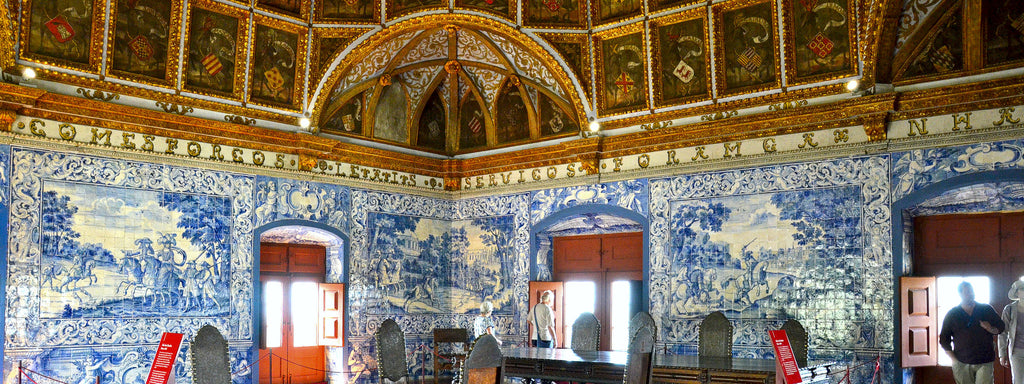 Salle des blasons du Palais National de Sintra - Décoration Murale Azulejos