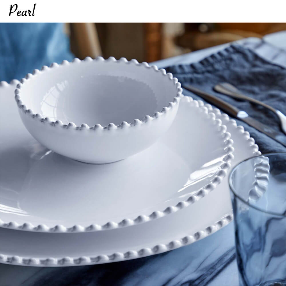Collection Pearl - Vaisselle portugaise 100% faite à la main