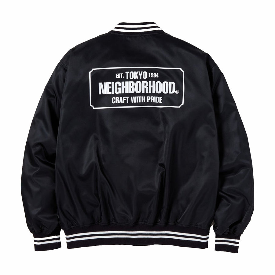 Neighborhood Baseball Jacket (Black)