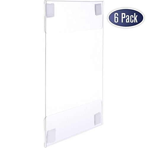 Acrylic Sign Holder 8.5 x 11 - Clear Frame Paper Holder with Multiple
