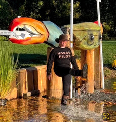 3-Star Eventer Amanda Beale Clement testing the Weather or Not Stay Dry Breeches after cross Country at the Maryland 5 star | Malvern Saddlery