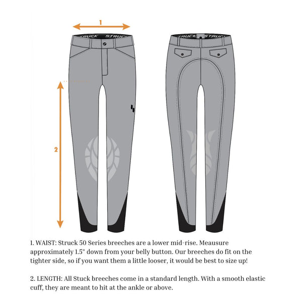 Struck Mens Breech Size Chart – Malvern Saddlery