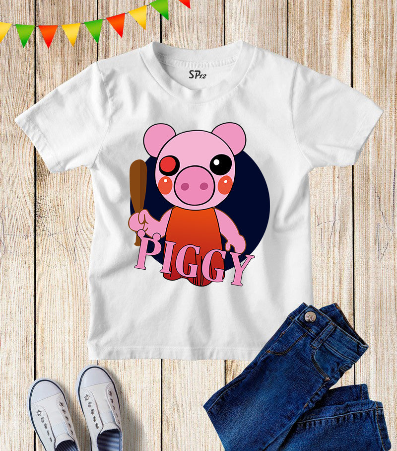 Piggy Kids Children S T Shirt Funny Gamer Gift Tees Sp12 Shop - roblox breast t shirt
