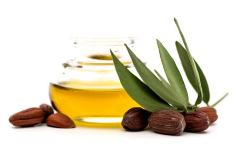 Huile de jojoba douce bio 100 % naturel, végétale, protecteur, anti-oxydant, Nourrit intensément et protège, Propriétés amincissantes, ingrédient de base, coco, cosmétiques, le erbe di janas, huile végétale, mangue, ricin, soin peau, visage, cheveux, sec, abîmés, henne d'algérie, henné rouge cerise, sidr, katam, violine