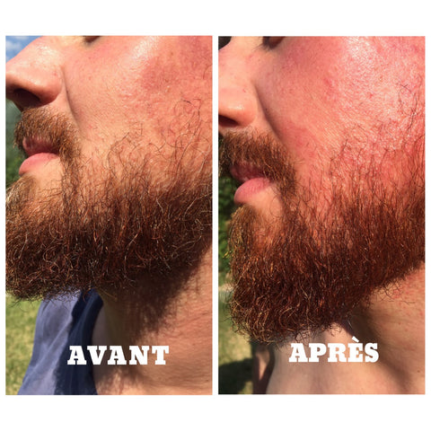 Vous avez quelques poils blancs dans votre barbe et vous souhaitez les camoufler? Votre barbe n'est pas assez fournie et vous voulez foncer la couleur, effet plus dense ? Henné, indigo, noyer, amla, coloration 100% naturelle, densifier barbe, soin homme, rasage, couleur, poil, roux foncé, teinture végétale, recette