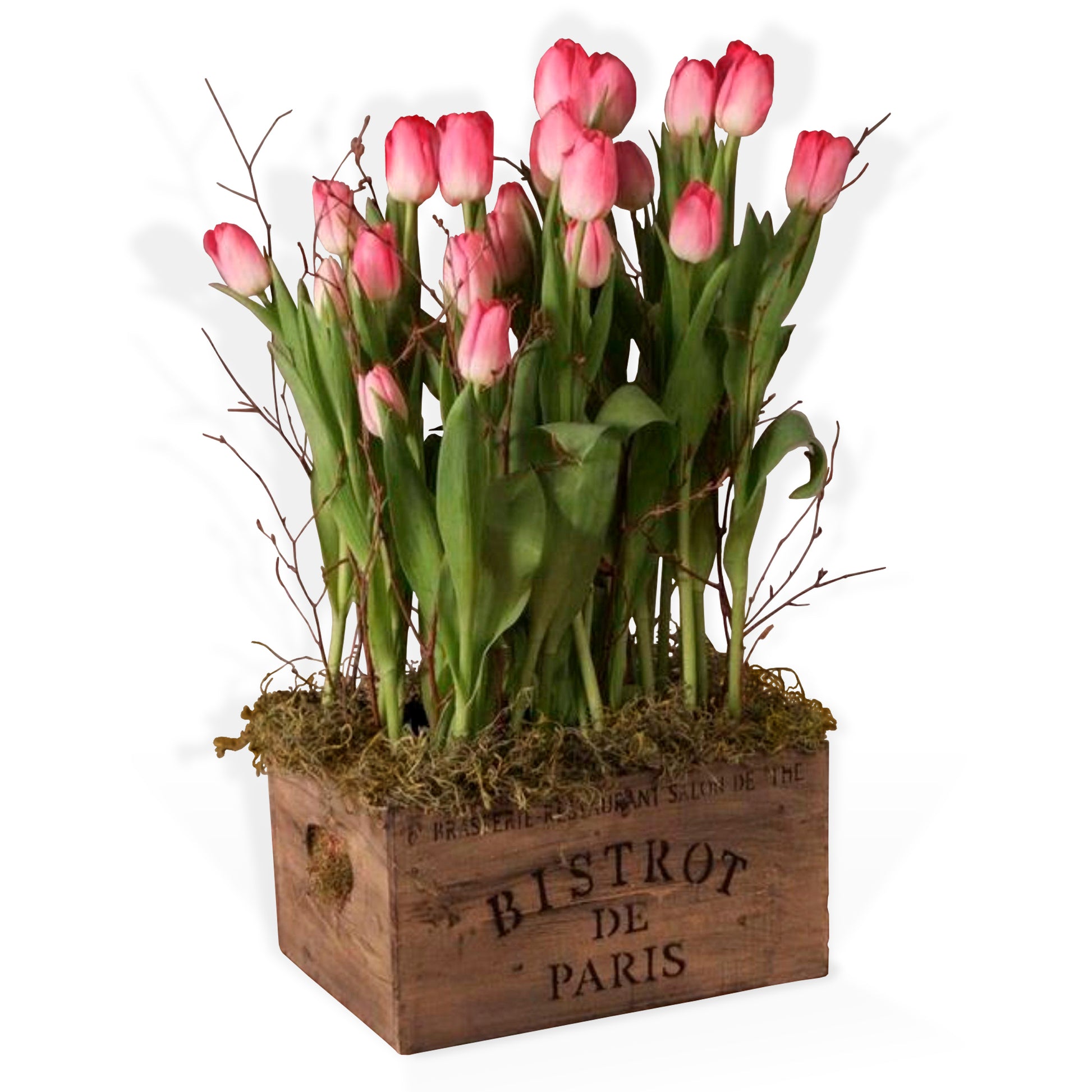 Arreglo Floral de Tulipanes I BISTROT – Laurel Floristería