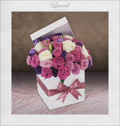 Elegante Arreglo Floral de Rosas Cdmx | CAPRICHO – Laurel Floristería