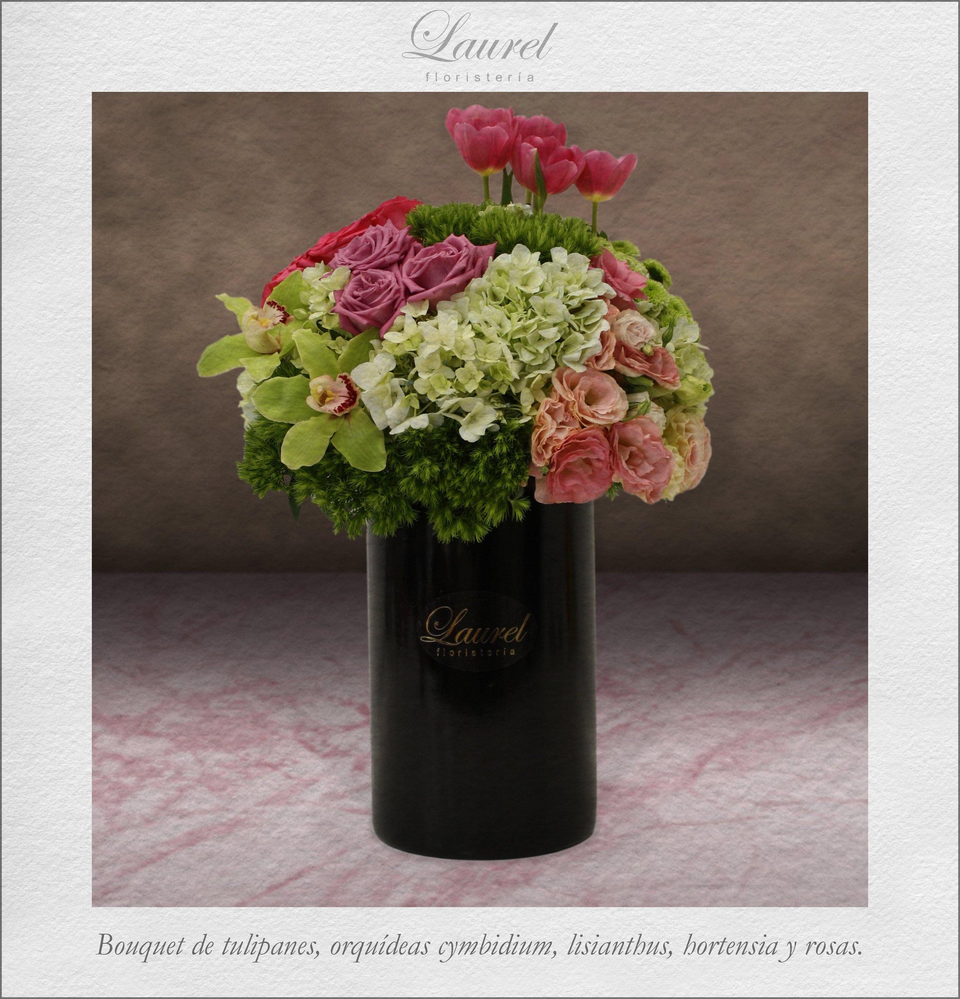 Frescos tulipanes, Orquideas y Rosas Premium| LOVELY – Laurel Floristería
