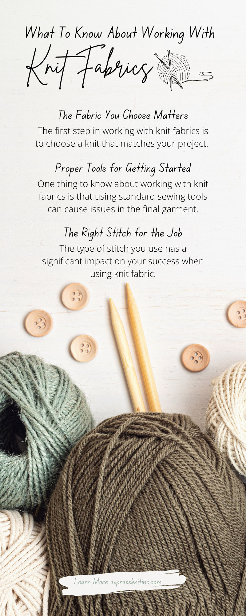 What To Know About Working With Knit Fabrics