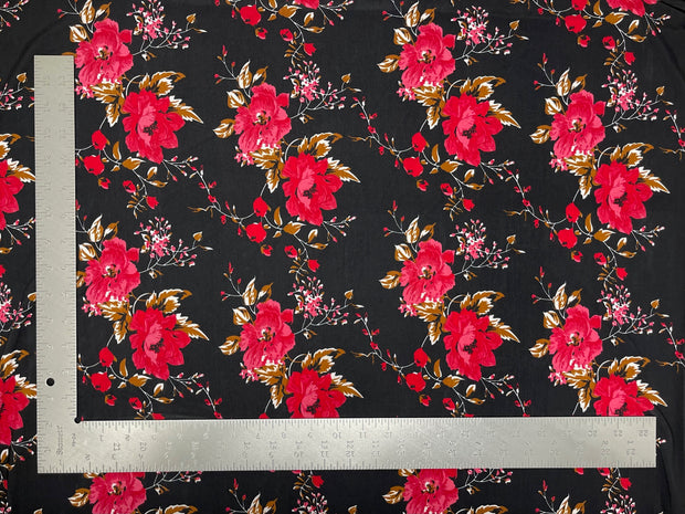 ITY Knit Floral Print Fabric