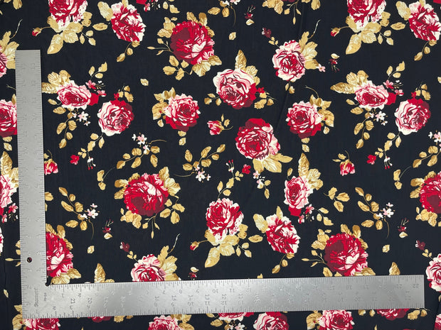 ITY Knit Floral Print Fabric