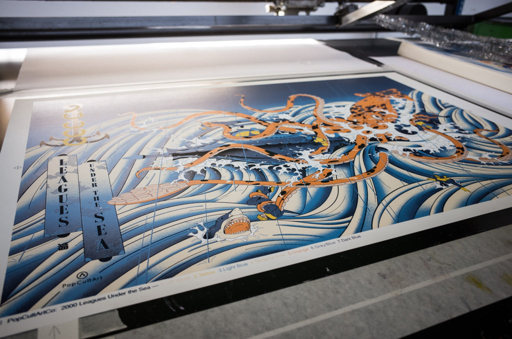 Printing Process 4 by White Duck Studios for 20,000 Leagues Under the Sea by Andrew Archer | PopCultArt