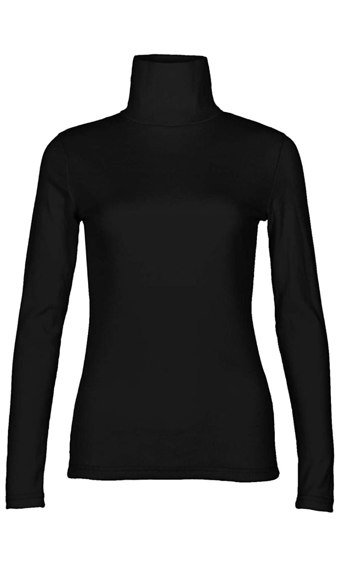 Sure To Please Ribbed Long Sleeve Turtleneck Pullover Sweater Knit Top ...
