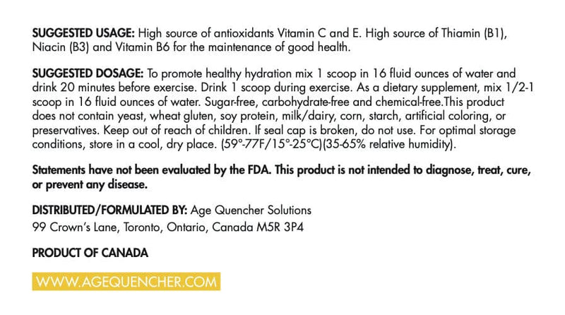 Age Quencher® System - AGE QUENCHER™ Solutions USA