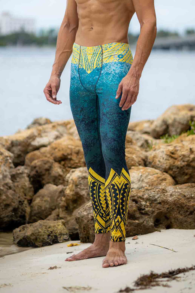 Men's Atlantean Royal Guard Swim Legging - White – Cape Cali