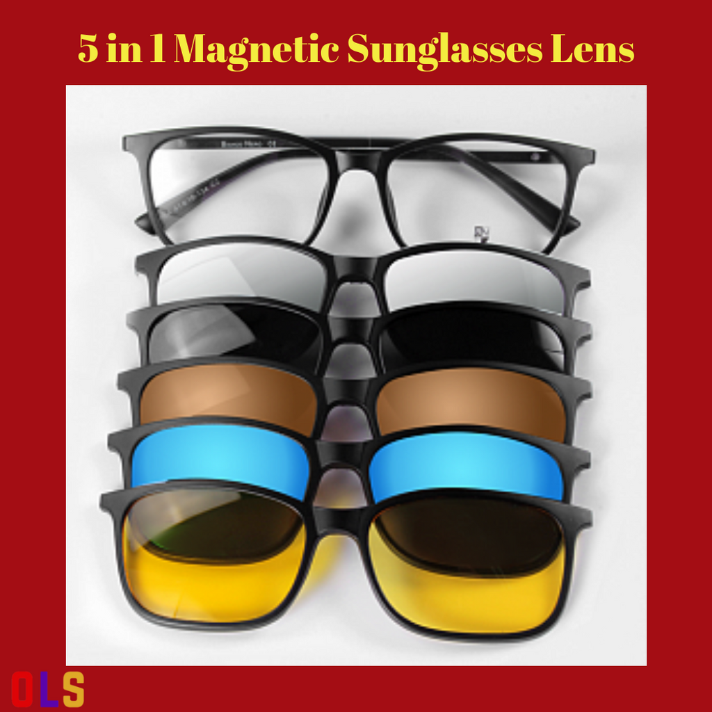 5 in 1 magnetic sunglasses ray ban