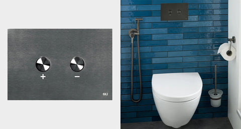 concealed cistern flush plate