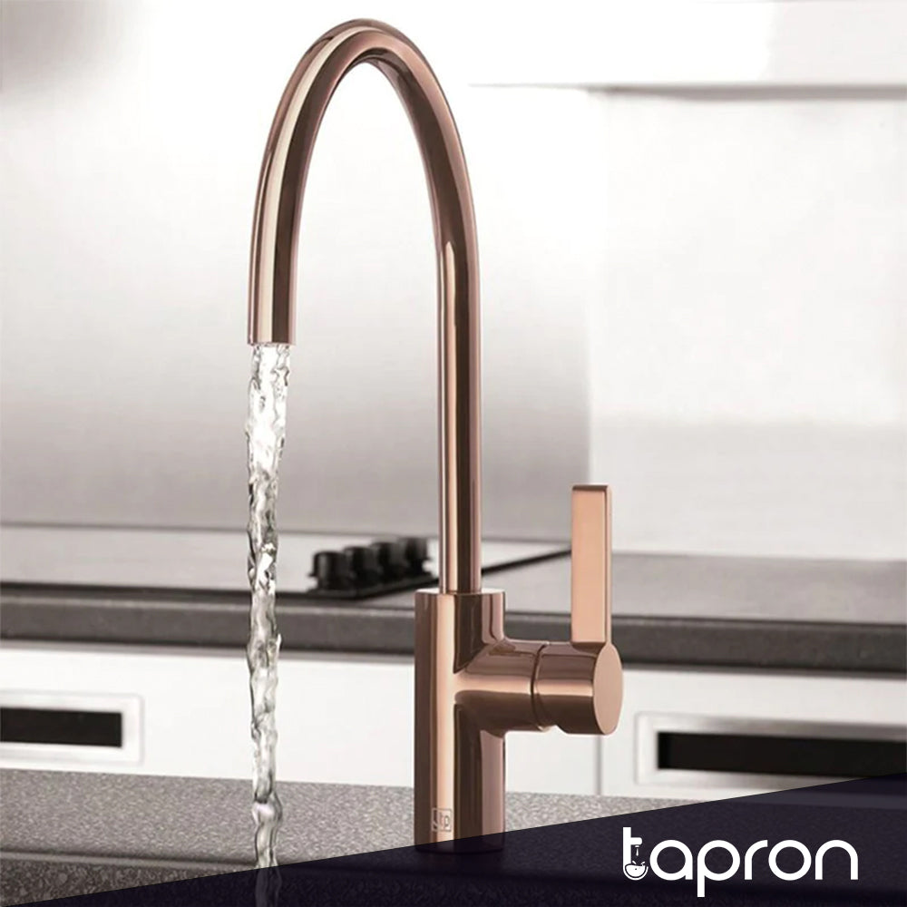 brass kitchen taps