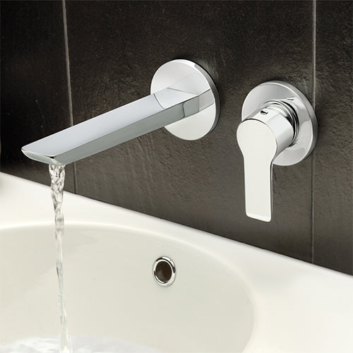 wall mounted bathroom tap