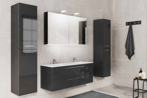 standard for how large or small a vanity unit