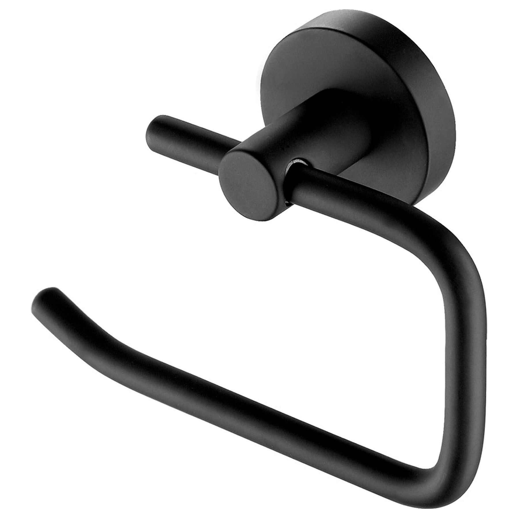 Black Toilet Roll Holder - Matt Finish
