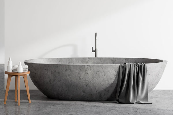 Stone freestanding bath tub