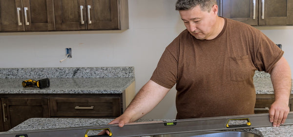 measuring counter top to replace kitchen sink