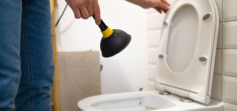 fix toilet blockage