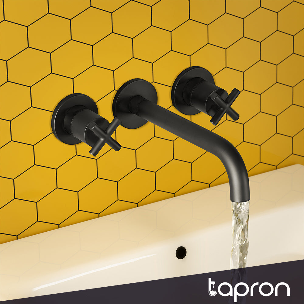 wall mounted basin taps