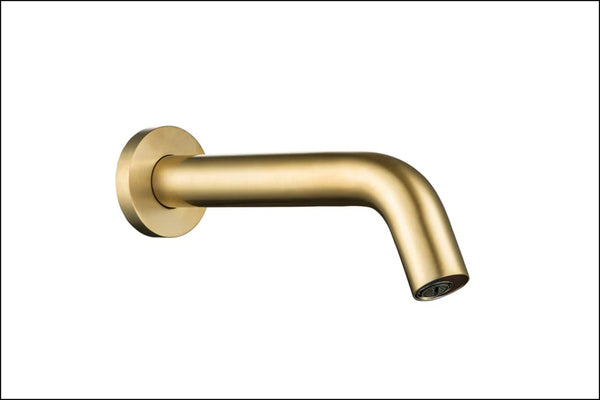 Wall Mounted Brushed Brass Sensor Tap