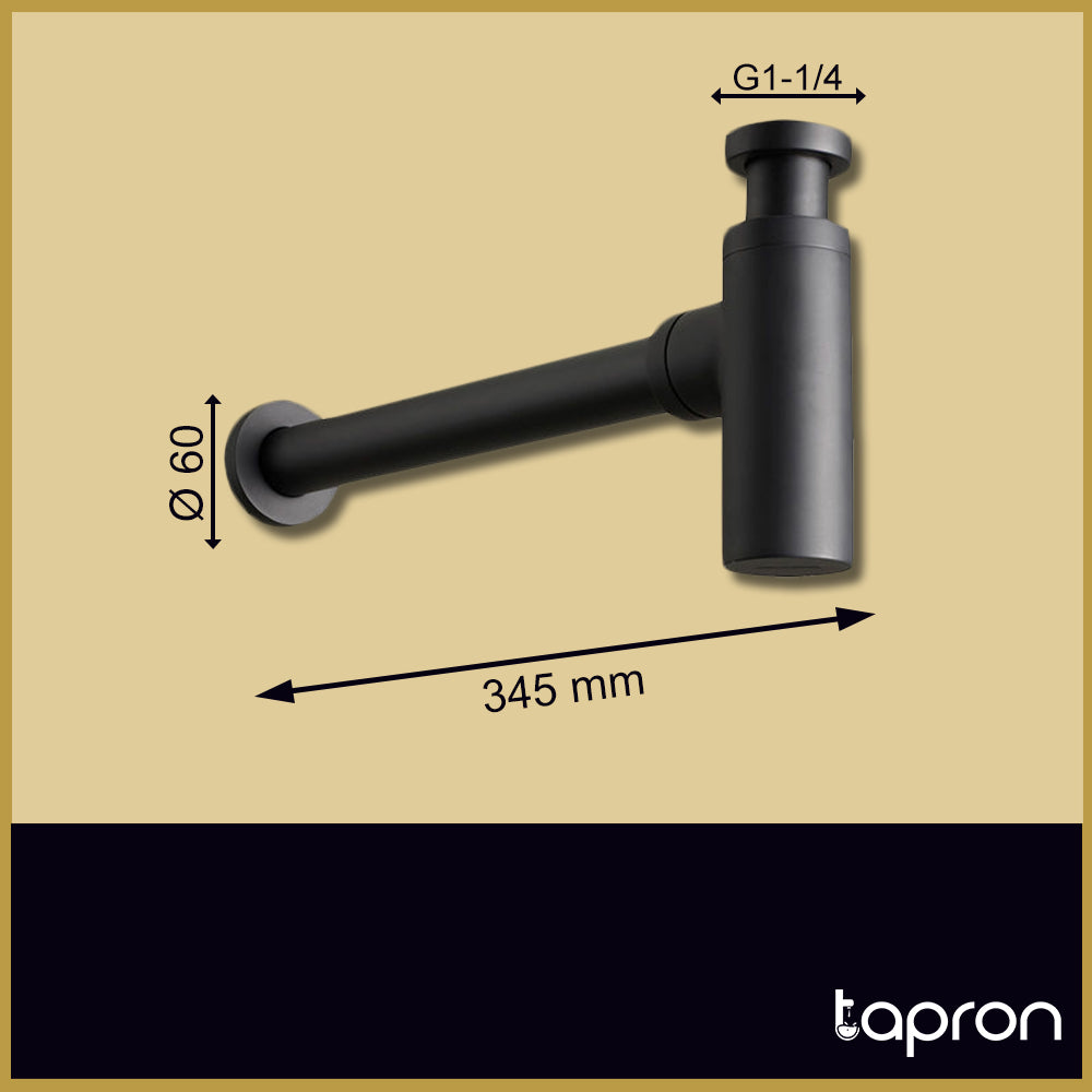 Siphon-Tapron pour lavabo de salle de bain