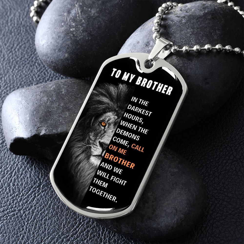 Brother Memorial Cremation Urn Necklace Stainless Steel - Sterling Gifts -  Walmart.com