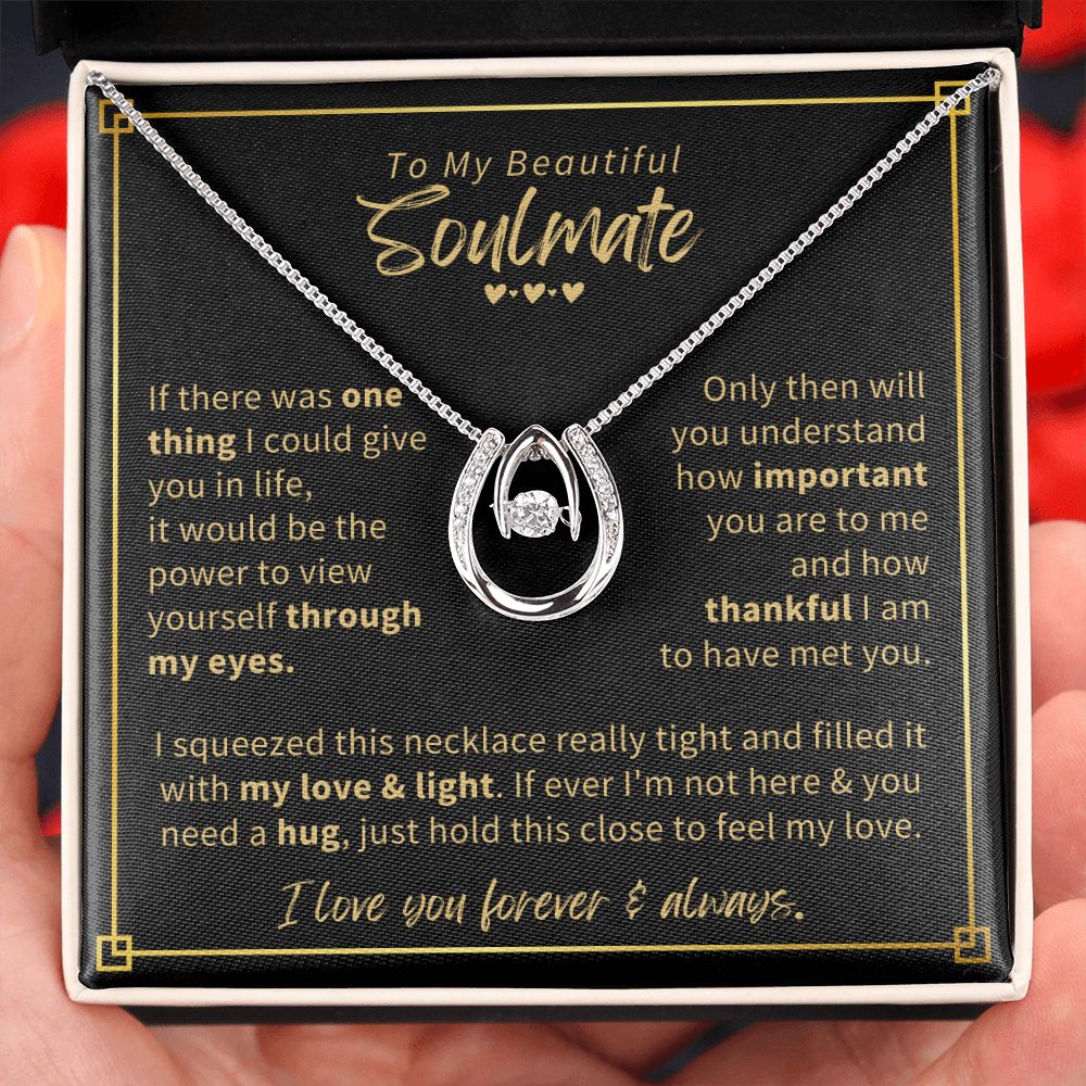 To My Wife - You Are The Love Of My Life - Lucky In Love Necklace