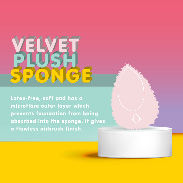 Velvet Plush Sponge