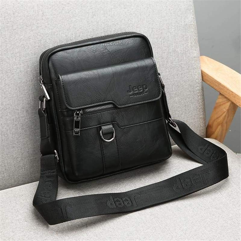 Luxury Leather Men Handbag Crossbody Bags