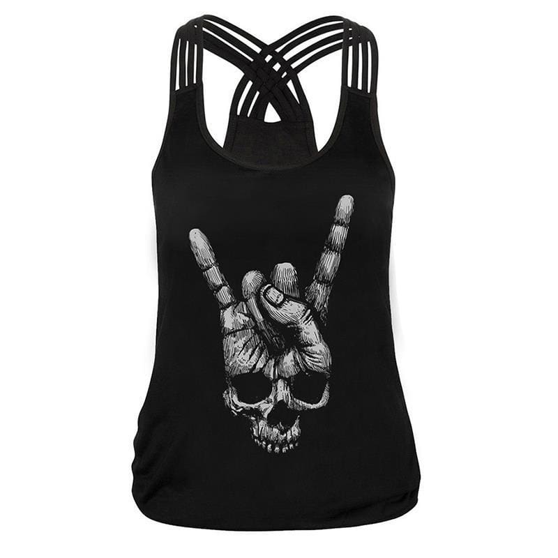 Skull Sexy Tank Top Women Tank Tops