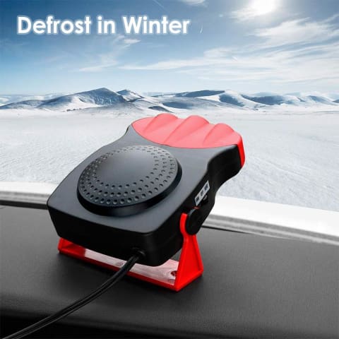 Defrost and defog car heater