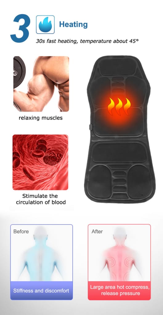 Back Massager Chair Cushion Vibrator Just For You