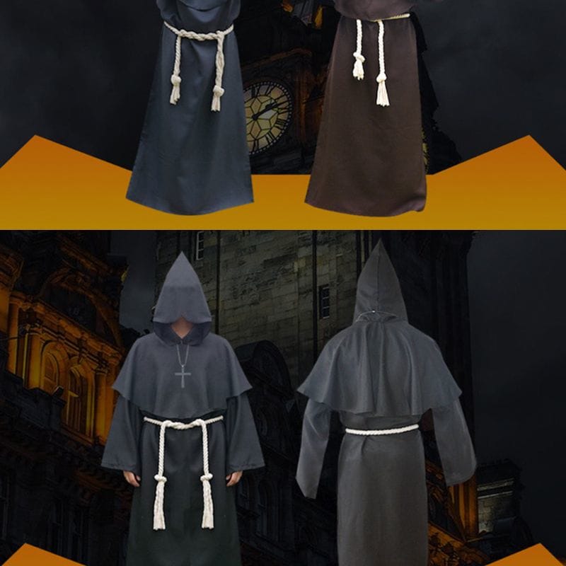 Halloween Robe Hooded Cloak Costume Just For You