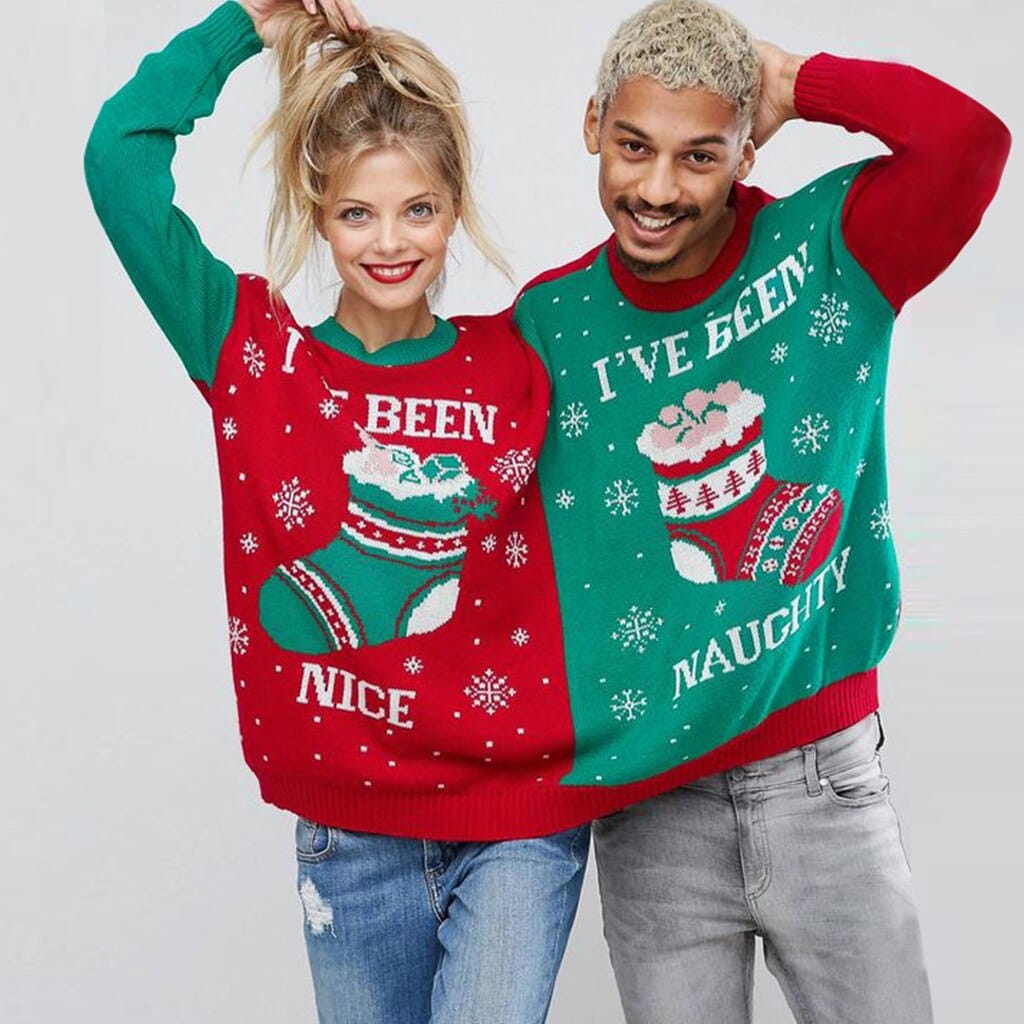 Christmas Couples Sweaters and Pullovers