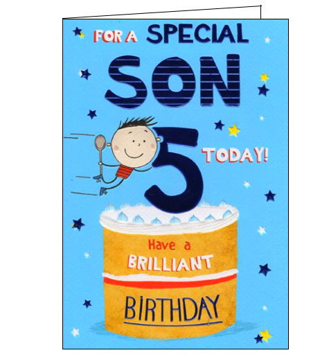 5th birthday cards, 5 today cards, 5th birthday son cards, 5th birthda ...