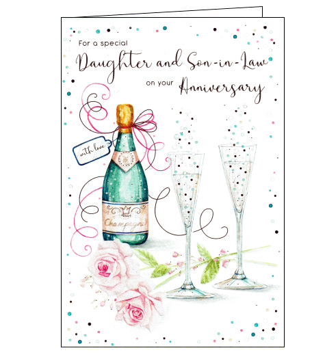 Wedding Anniversary cards for Daughter and Son in Law – Nickery Nook