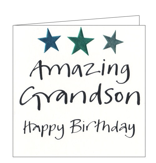 Amazing Grandson Birthday card – Nickery Nook