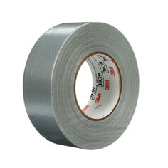 3M High Temperature Aluminum Foil Glass Cloth Tape 363, Silver, 1 in x,36 yd, 7.3 Mil - 7000001165