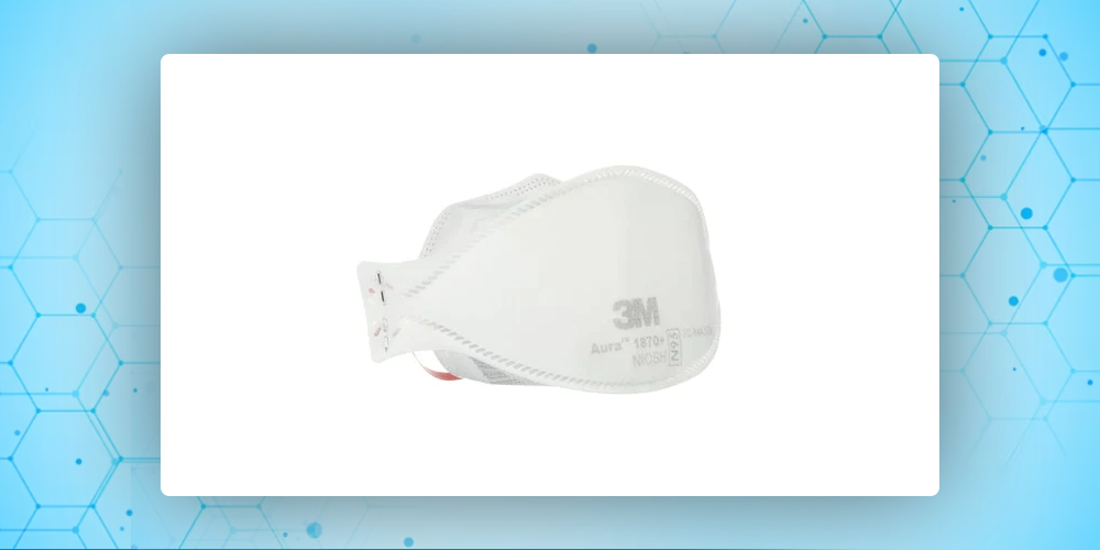 3M Aura Health Care N95 Particulate Respirator and Surgical Mask 1870+