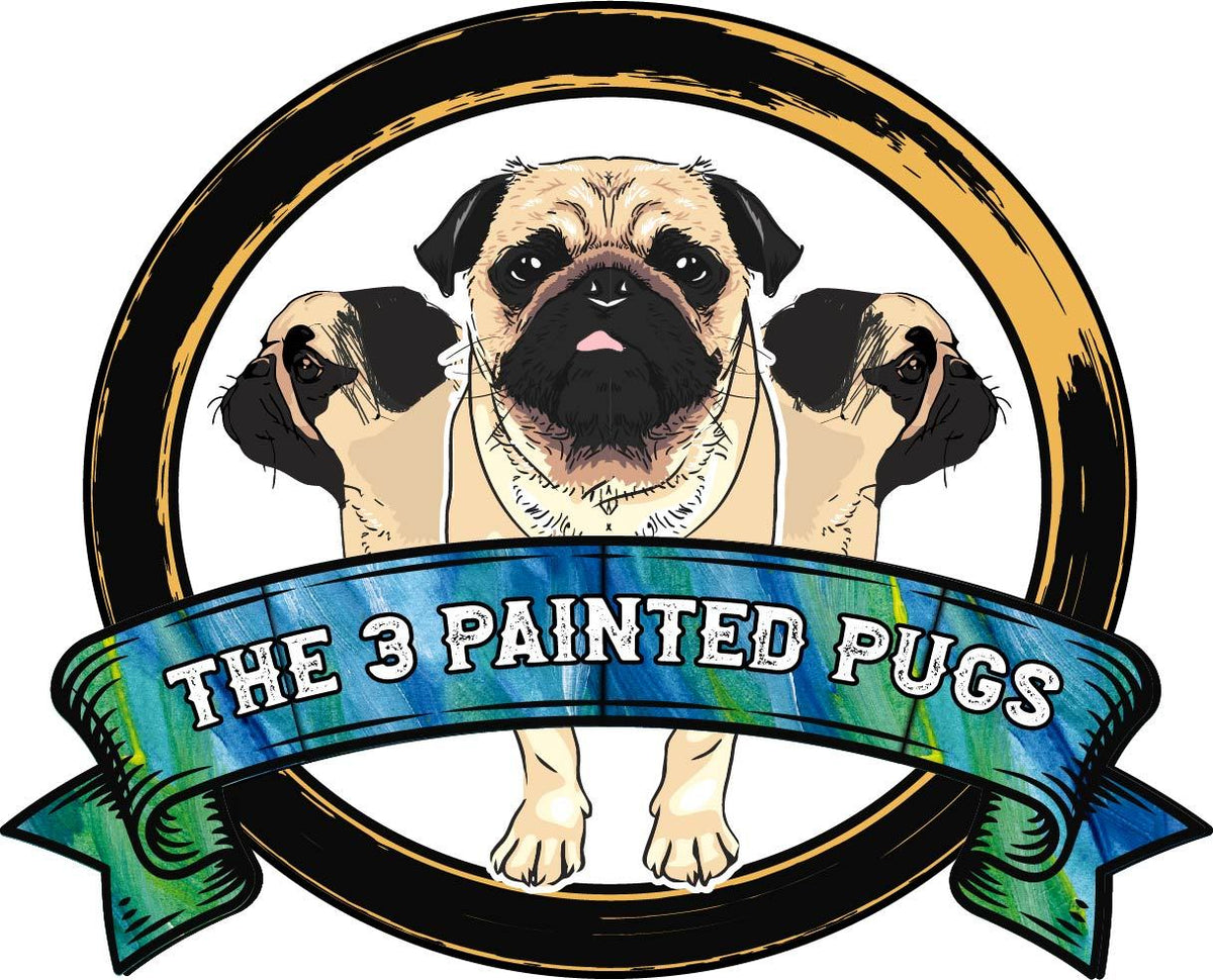 The 3 Painted Pugs